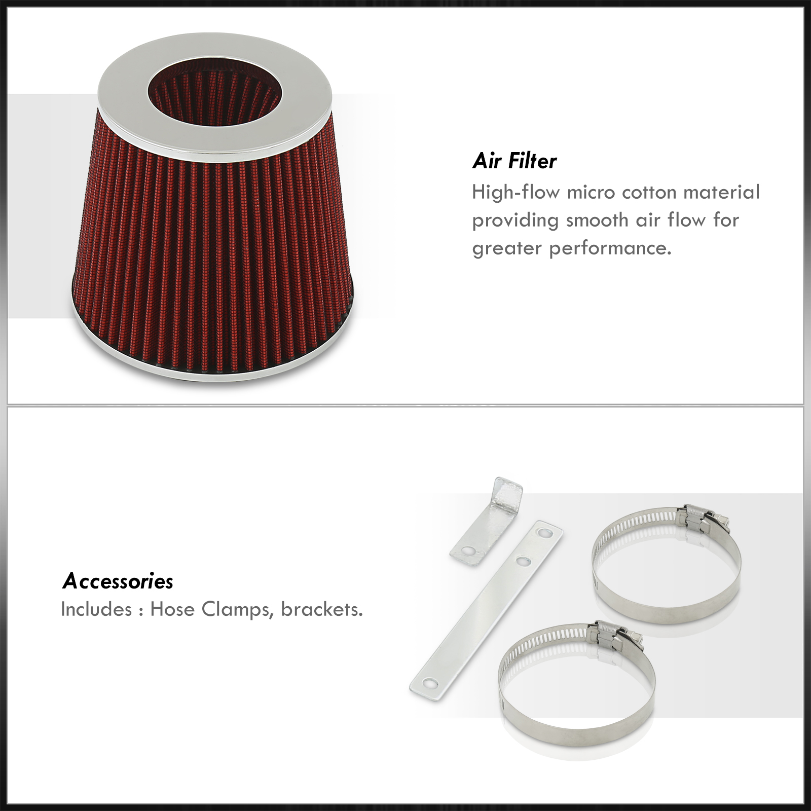 Cold Air Intake System + Filter For Nissan Maxima 3.0L (1995-1999) – Polished Aluminum