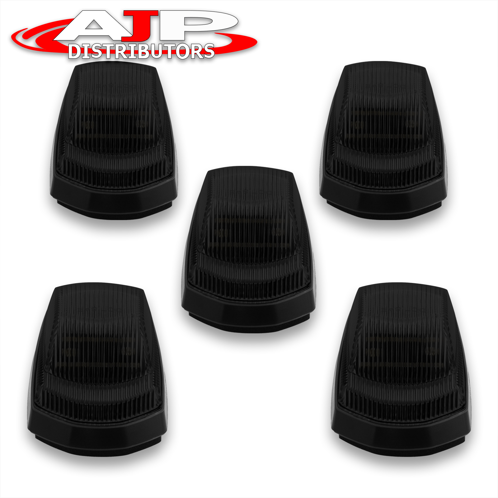 thumbnail interactive-video image 1 of AJP Distributors Smoked LED Roof Cab Lights – Ford F250 F350 F450 F550 Super Duty 2017-2022, 5-Piece Set 1 of 3