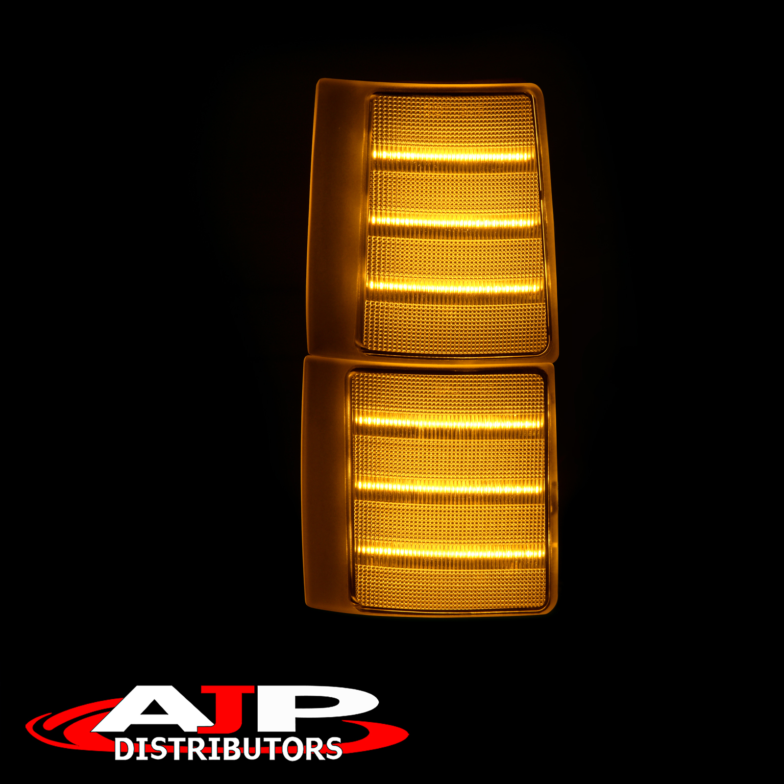Purchase 1988-1998 CHEVY/GMC C10 C/K PICKUP TRUCK BLACK BUMPER LIGHTS Lamp I367978