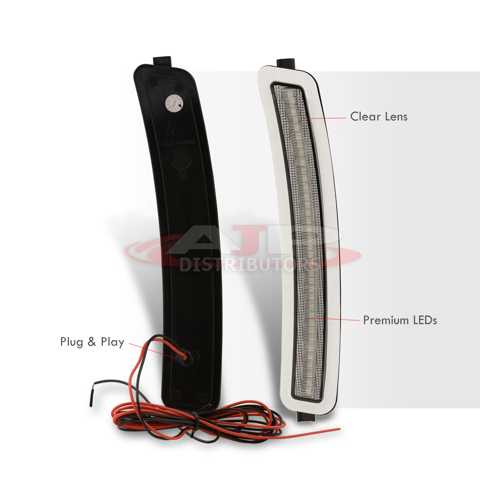 Clear LED Side Markers Reflector Lamps Set For 2017-2023 BMW G30 5
