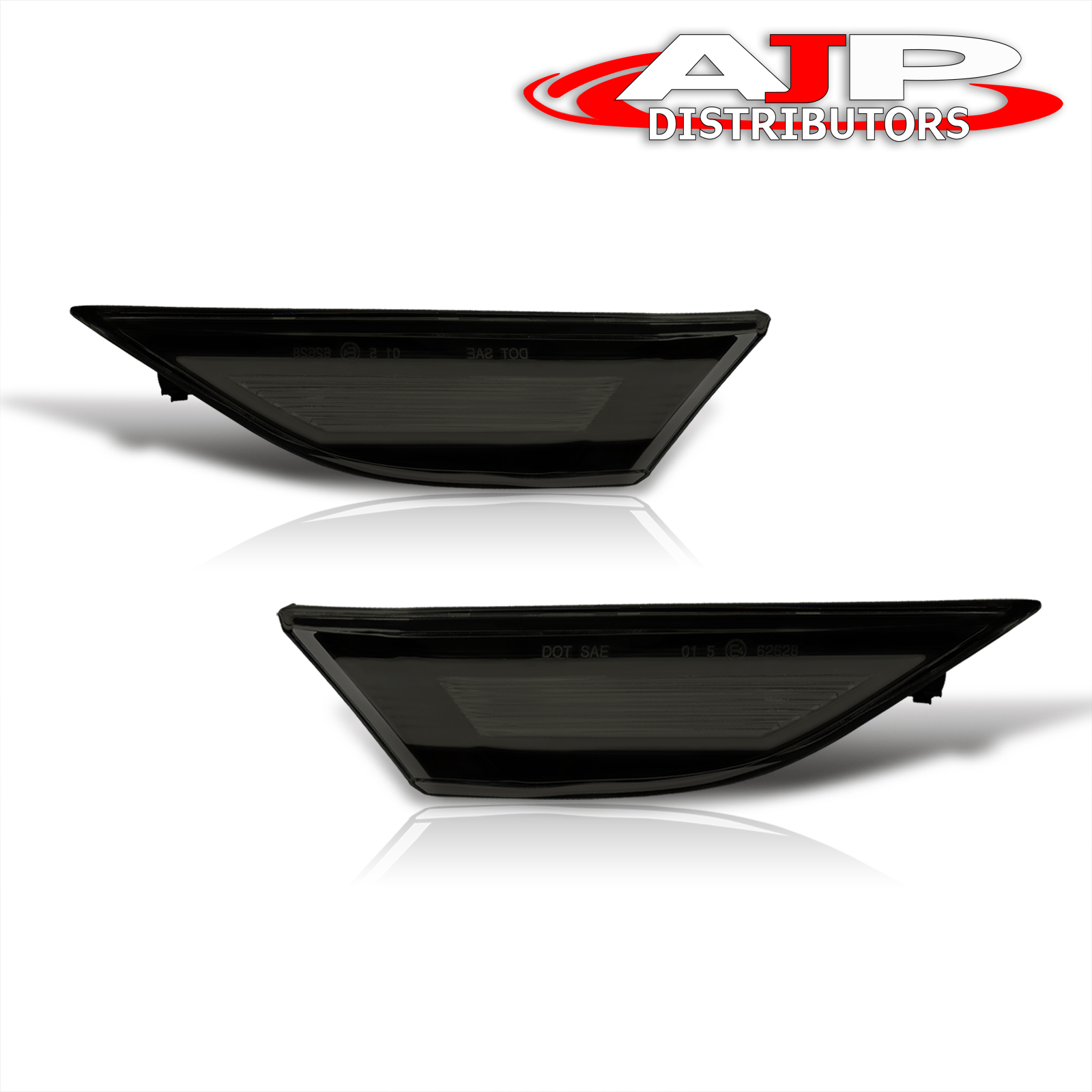 Smoke LED Turn Signal Side Marker Light Lamps For Porsche 911